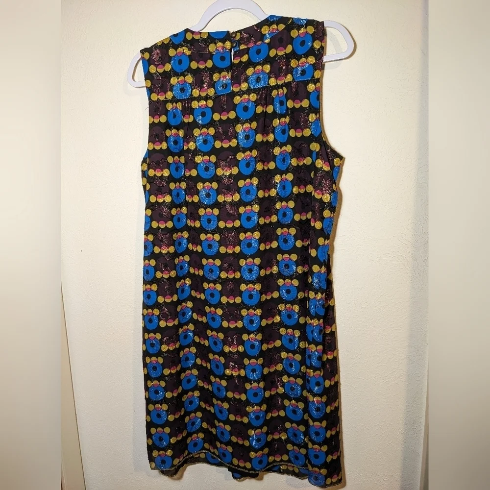 Anna Sui sleeveless metallic dress 20th Anniversary Collection - Picture 7 of 12